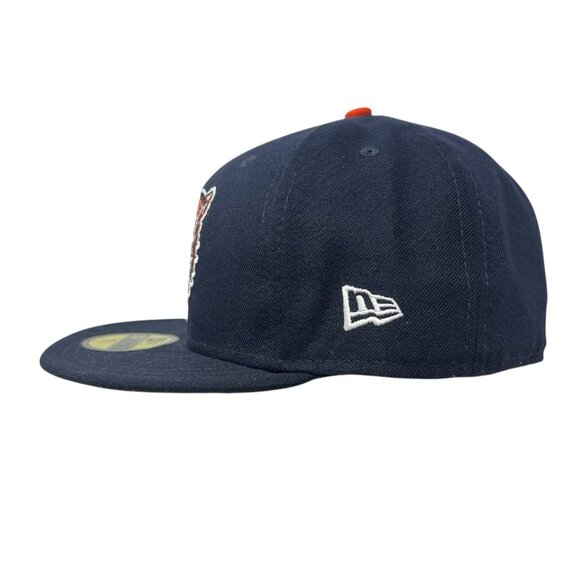 Detroit Tigers New Era 59FIFTY MLB Cooperstown Retro Logo Fitted Hat Cap 7 3/8 - Picture 3 of 11